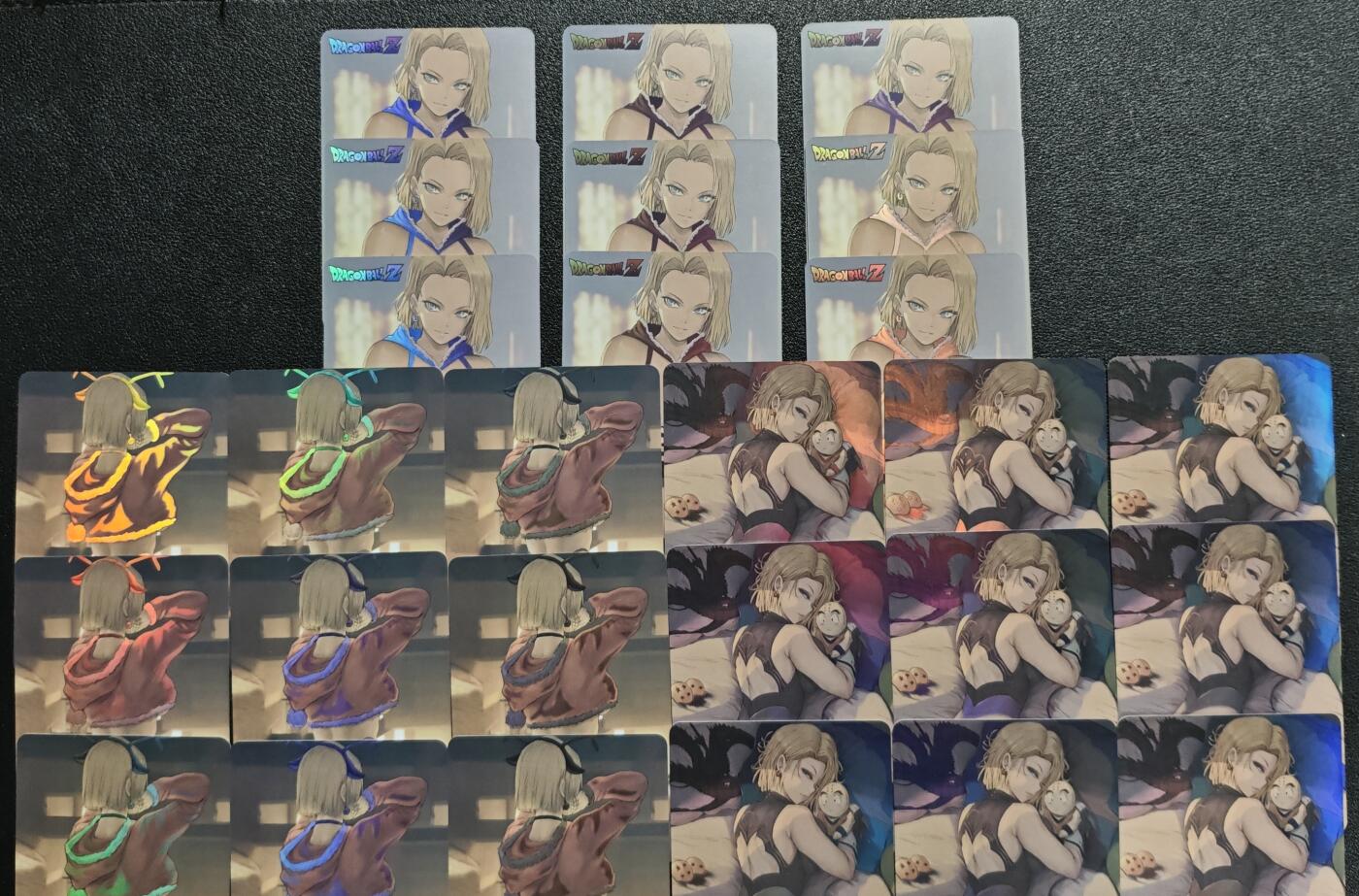 天玑星卡拍第139期《11.18周二截拍艳绝天下》持续收拍收评中 满赠卡需备注 人造人18号 彩闪 二十七张