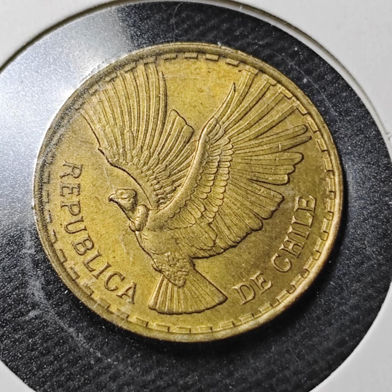 KK钱币收藏小铺  第370场  2月预留时间 周末发货  1969智利2分铜币 好品