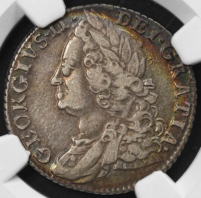 修遠堂世界钱币第九十三期 - NGC VF35 1758年英国1先令银币