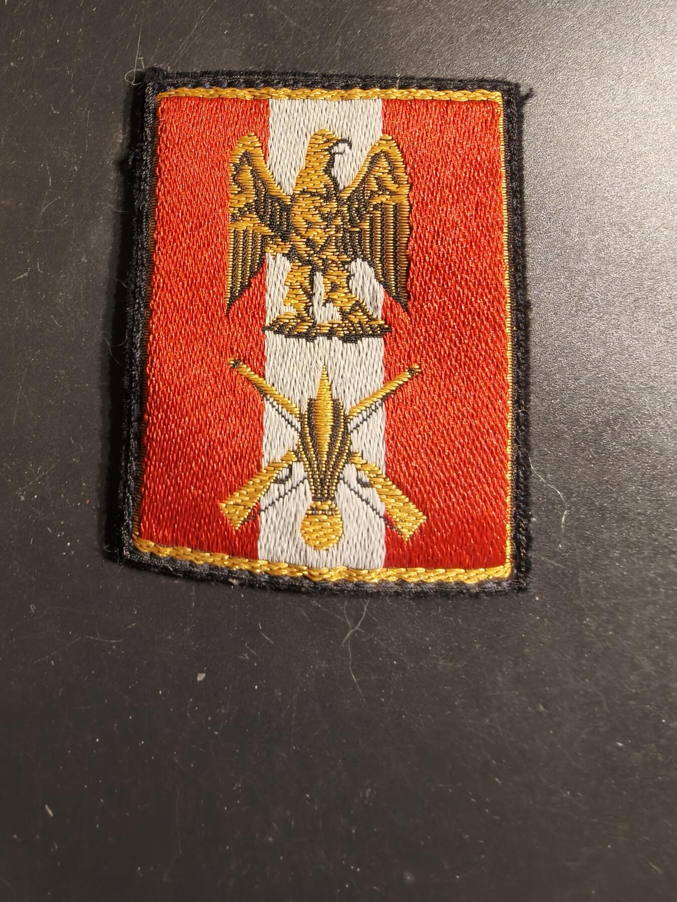 老王徽章第163期 13-15日三场连拍 16日统一发货  13、14日结束后可寄存  法国陆军第15步兵师臂章