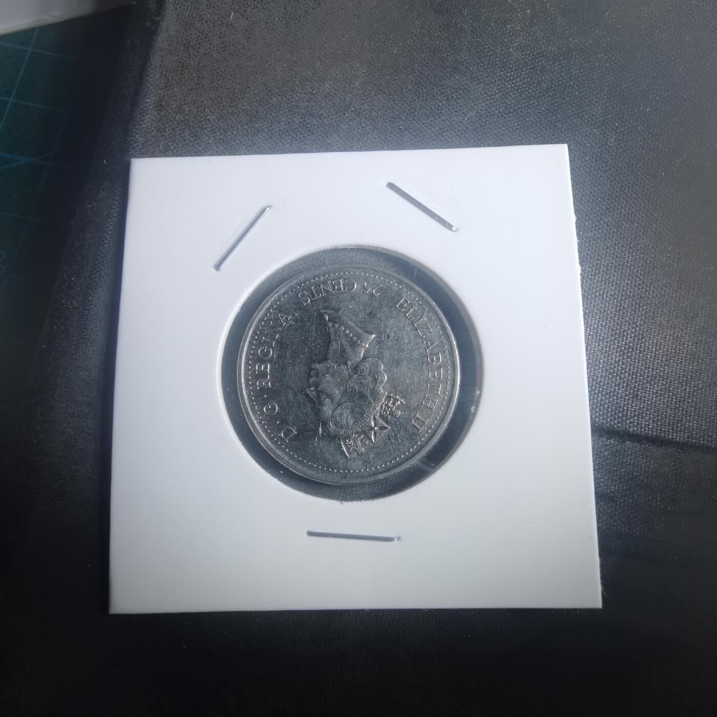 沼泽如烟--第903场 加拿大2000年25分纪念币