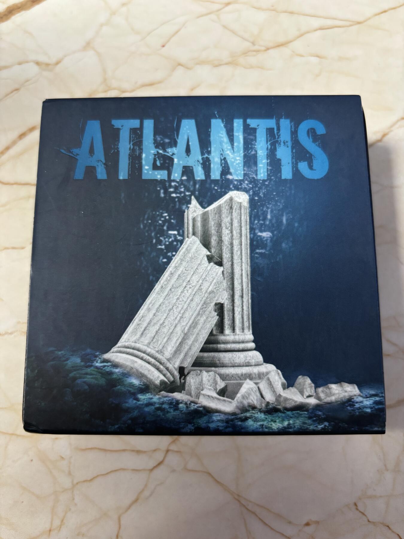 第181期拍卖 纽埃2020年传说之地亚特兰蒂斯2盎司高浮雕银币NGC-MS70原盒证书，999银，发行500枚