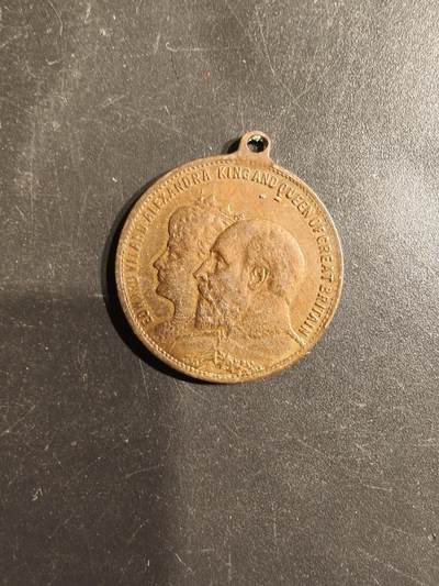 老王徽章第163期 13-15日三场连拍 16日统一发货  13、14日结束后可寄存 - 英国爱德华七世与亚历山德拉王后加冕礼纪念章 