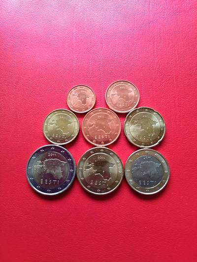 【云涧收藏】第七十九场 - 爱沙尼亚2011年首发套币