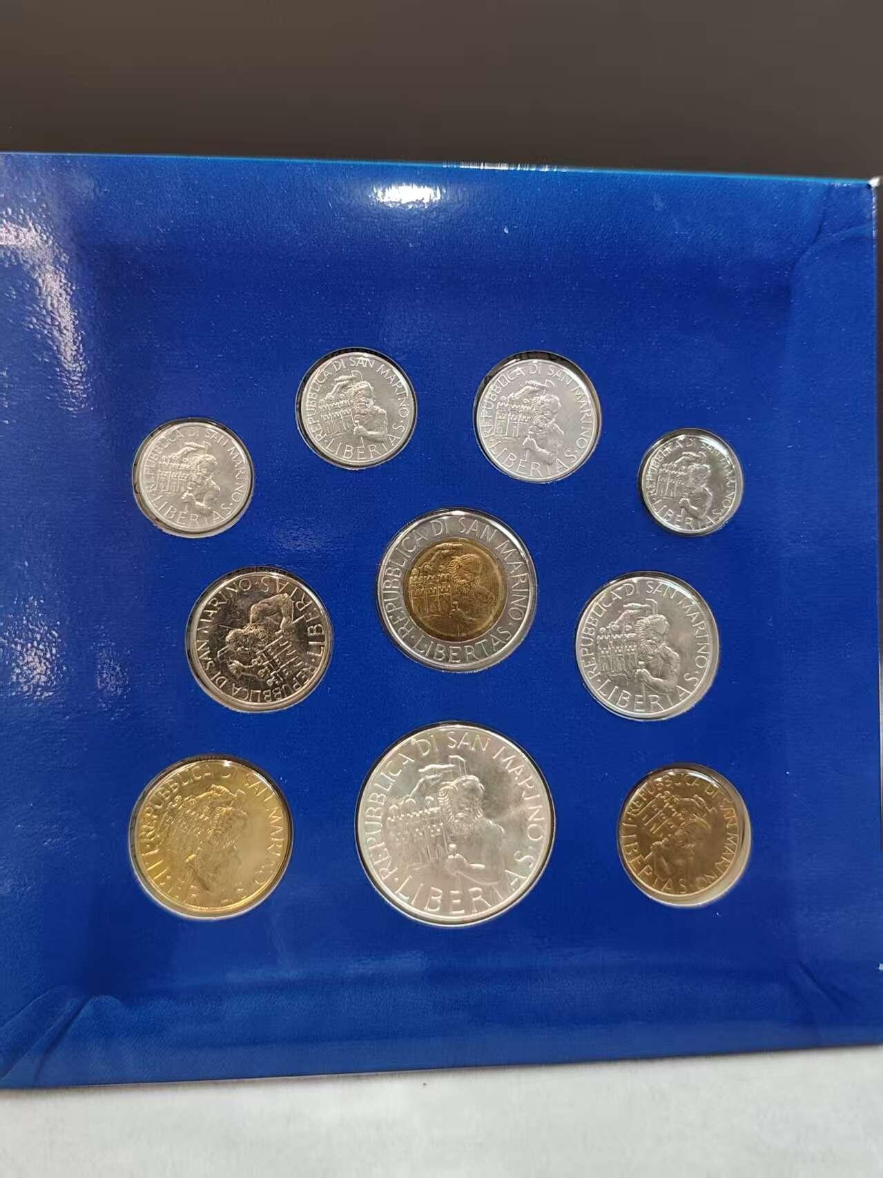 G&W世界散币，银币处理专场（第36场） 圣马力诺1994年10枚套  1银