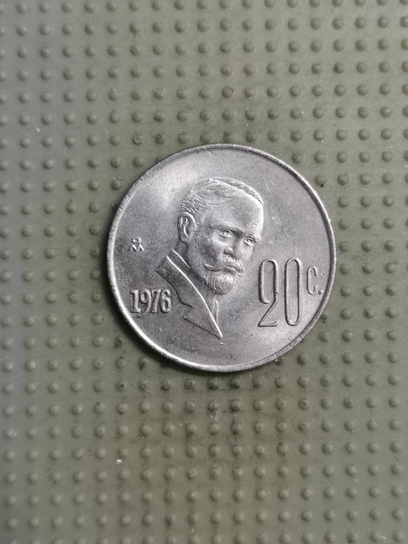 2025年第115场各国散币拍卖（总第115场） 墨西哥1976年20分