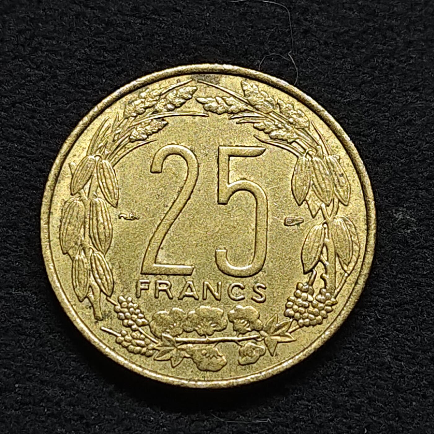 【全场包邮】纯粹捡漏拍476场（免费代拍第13场）调整中 法属赤道非洲1958年三羚羊25分