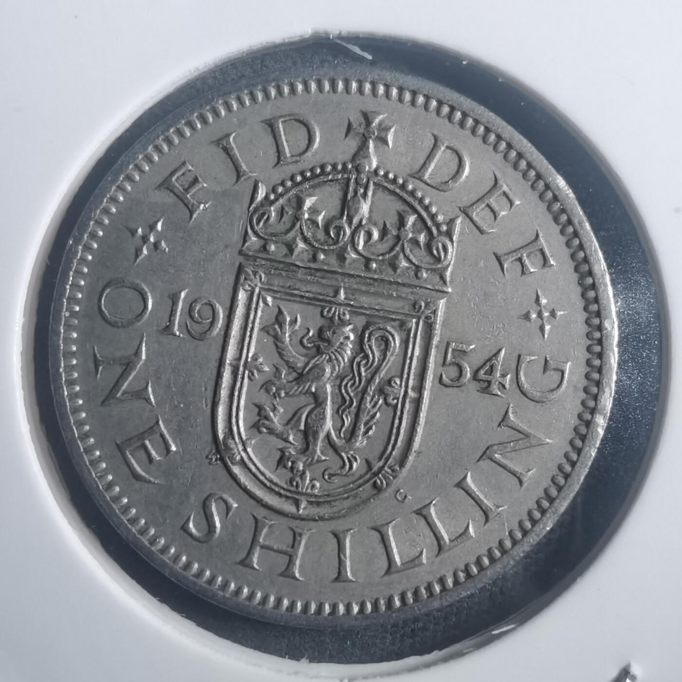 沼泽如烟--第903场 英国1954年一先令