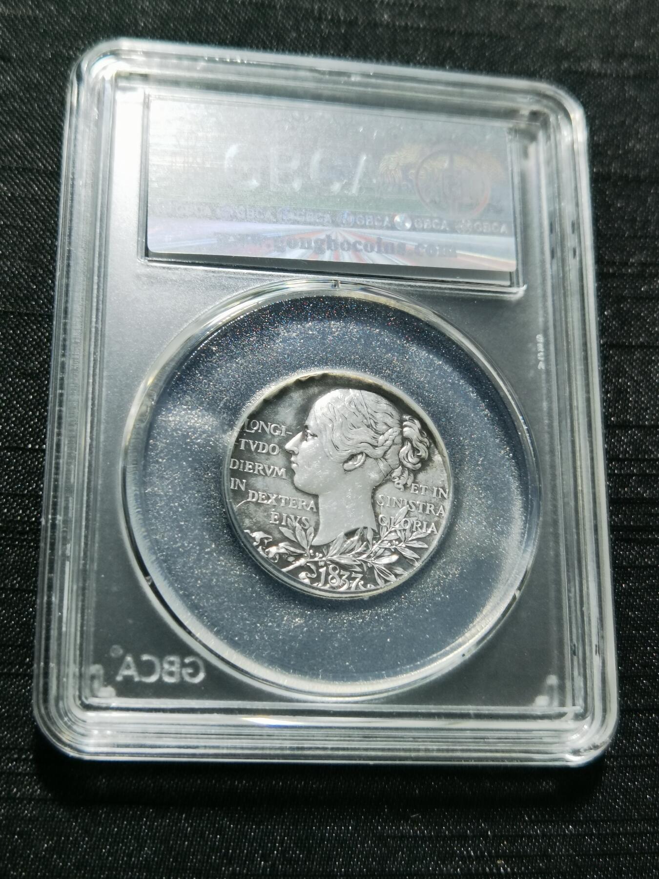 天下钱庄专场欢迎参拍 英国维多利亚登基银章