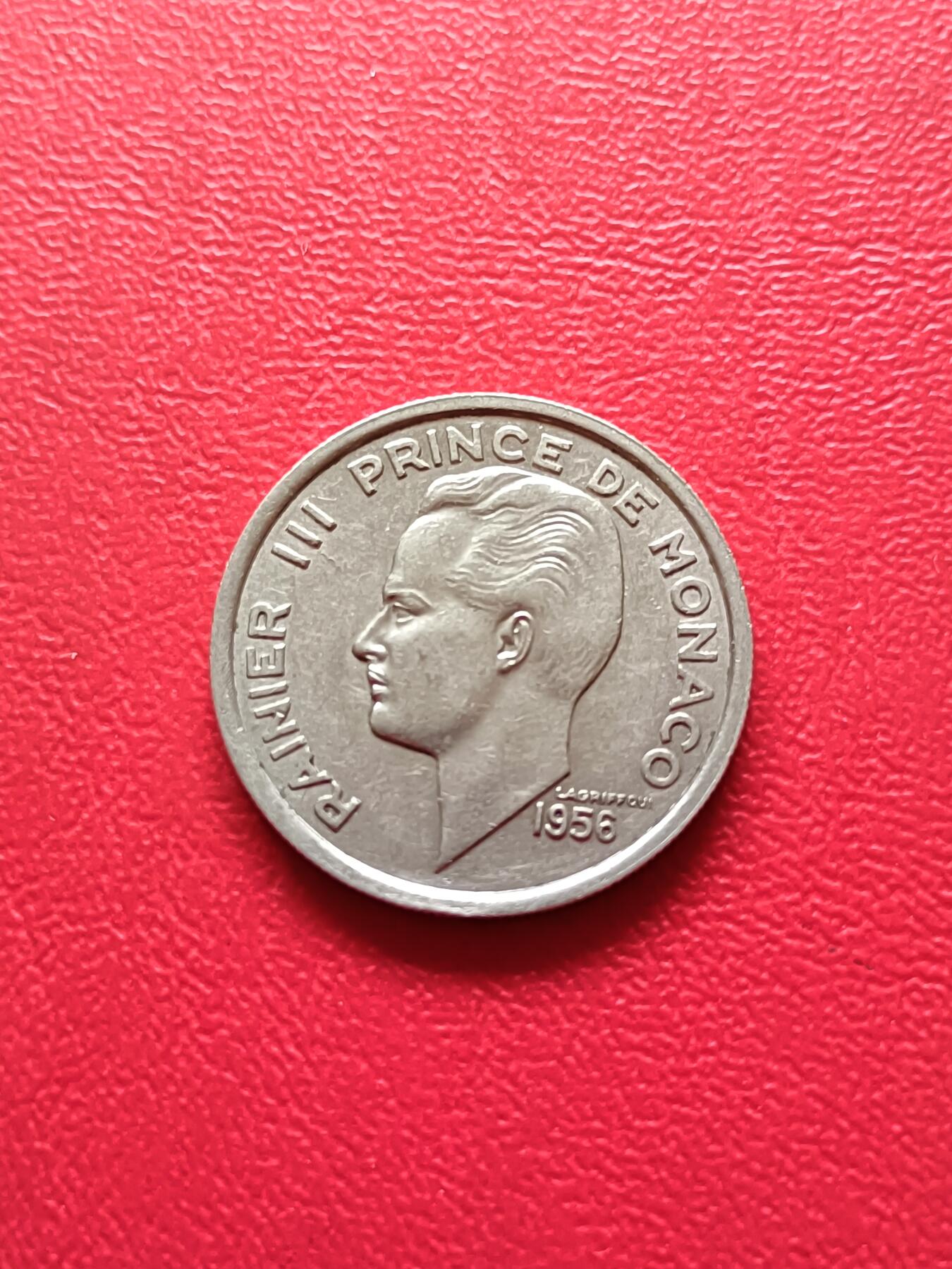 【云涧收藏】第七十九场 摩纳哥1956年100法朗