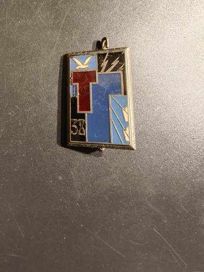 老王徽章第163期 13-15日三场连拍 16日统一发货  13、14日结束后可寄存 -  法国第38通信团证章