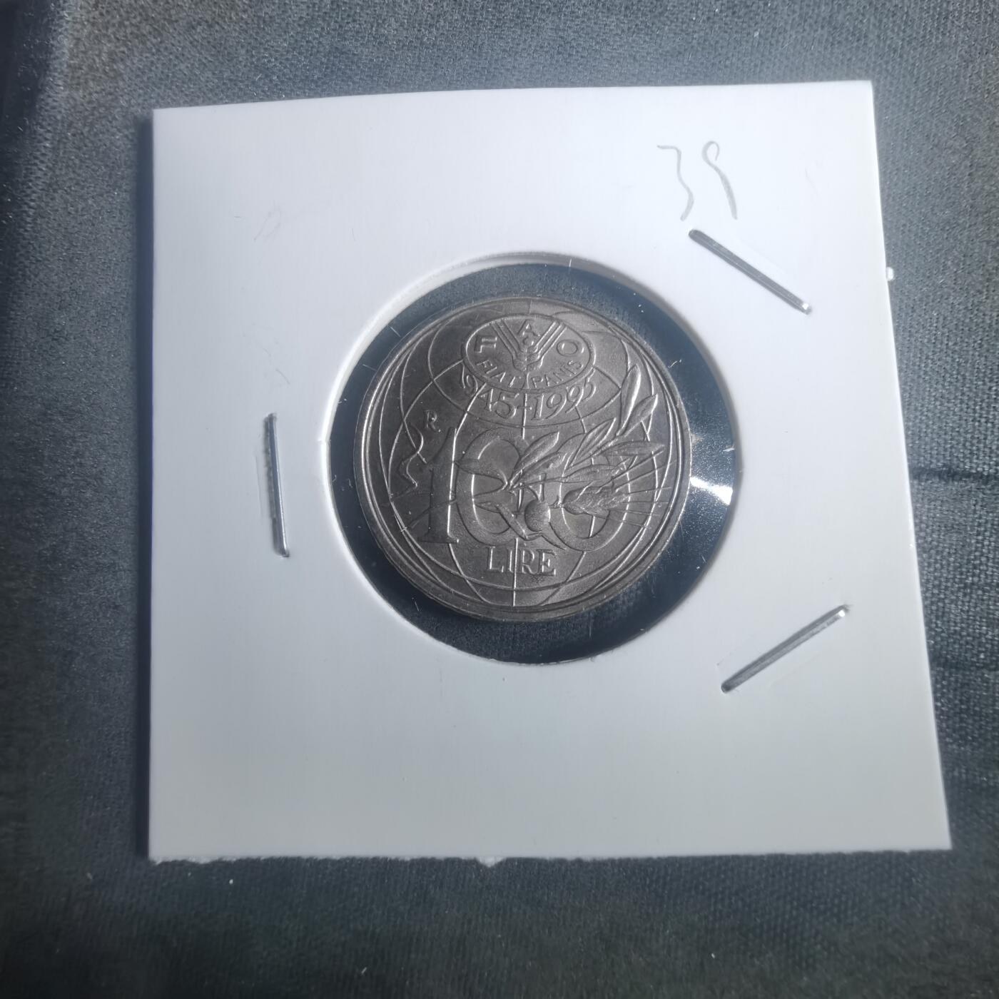 沼泽如烟--第900场 意大利1995年100里拉FAO