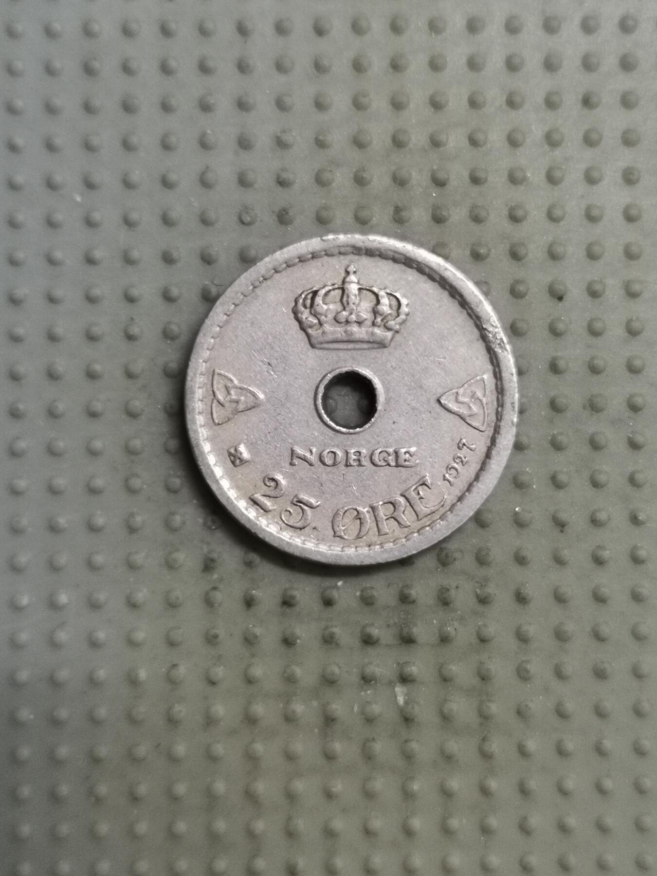 2025年第115场各国散币拍卖（总第115场） 挪威1927年25欧尔