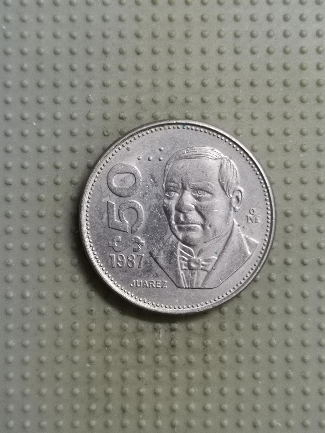 2025年第115场各国散币拍卖（总第115场） 墨西哥1987年50比索