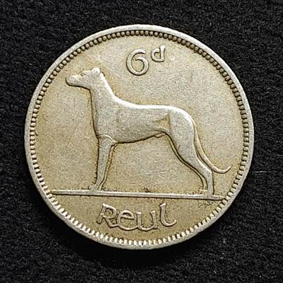 【全场包邮】纯粹捡漏拍476场（免费代拍第13场）调整中 - 爱尔兰1942年6便士