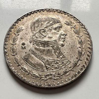 🌹外币初藏🌹🐯2025年第127场  每周二四六晚8️⃣点 接代拍 - 墨西哥1966年一比索低银大银币