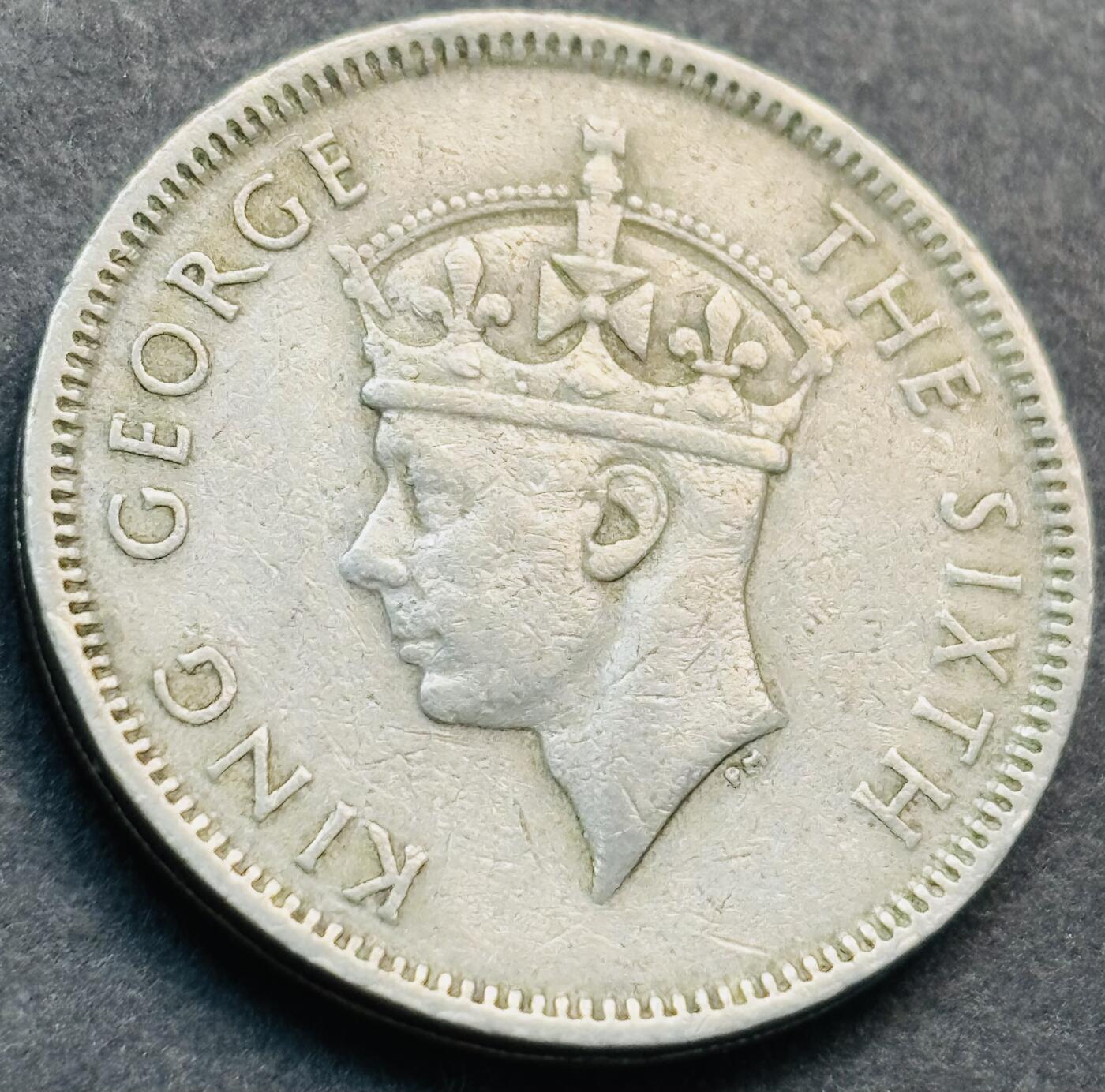 文馨钱币收藏第 281 场，【 长期接收代拍品】银元，银币，套币，纸币专场（本场截拍后休息三天，19 号发货） 1951 年英属香港五毫，乔治六世时期独年份