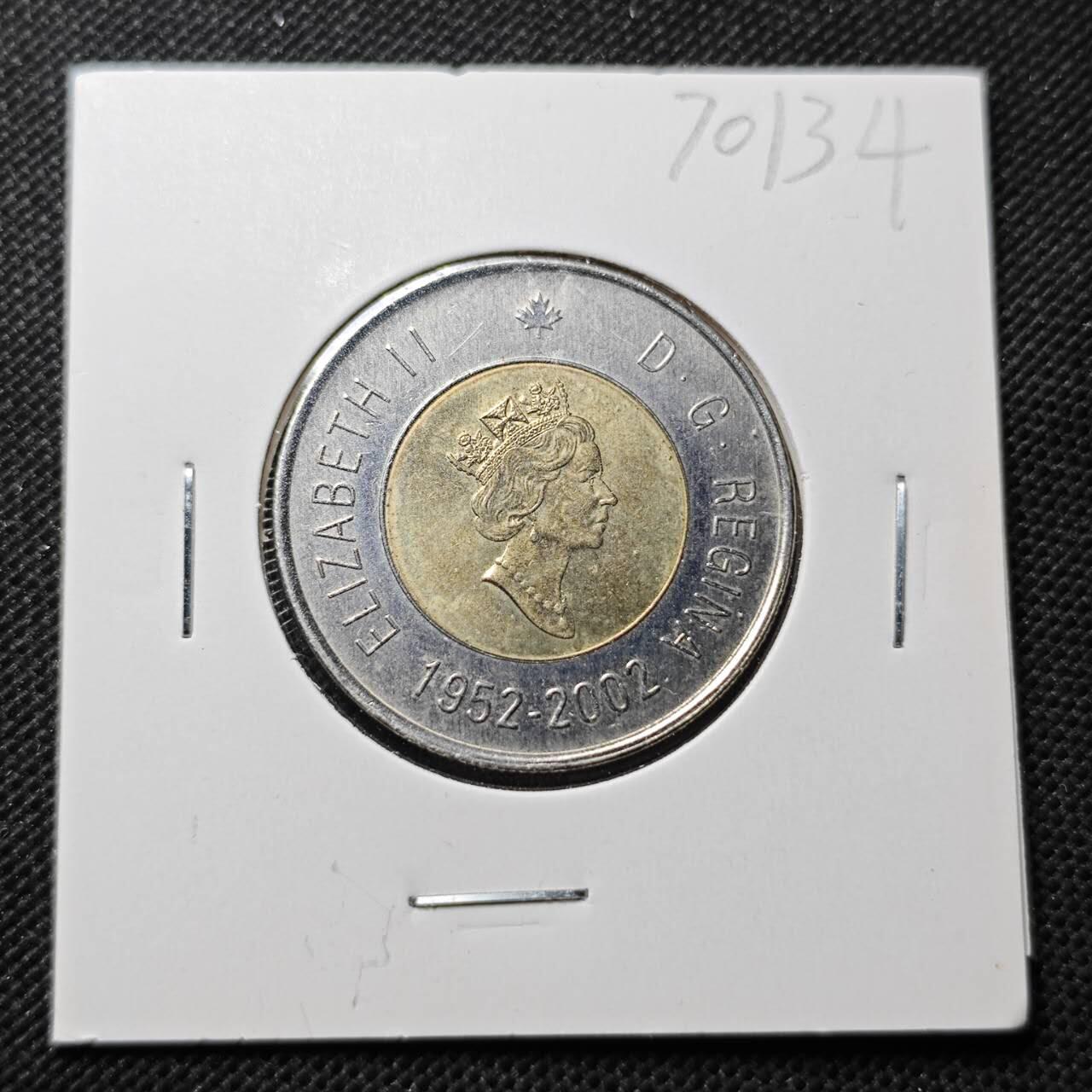 KK钱币收藏小铺  第370场  2月预留时间 周末发货  加拿大2元