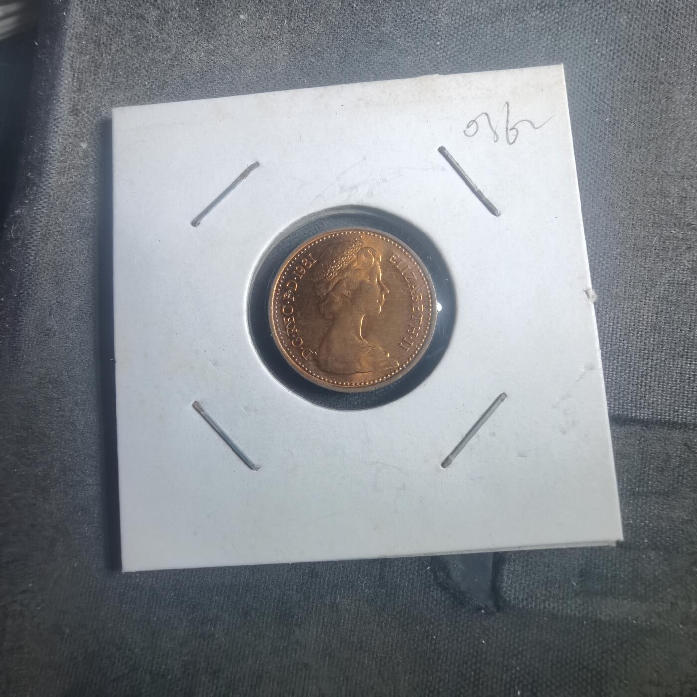 沼泽如烟--第903场 英国1981年半便士