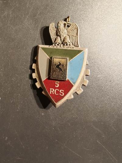 老王徽章第163期 13-15日三场连拍 16日统一发货  13、14日结束后可寄存 - 法国第5指挥与支援团证章 