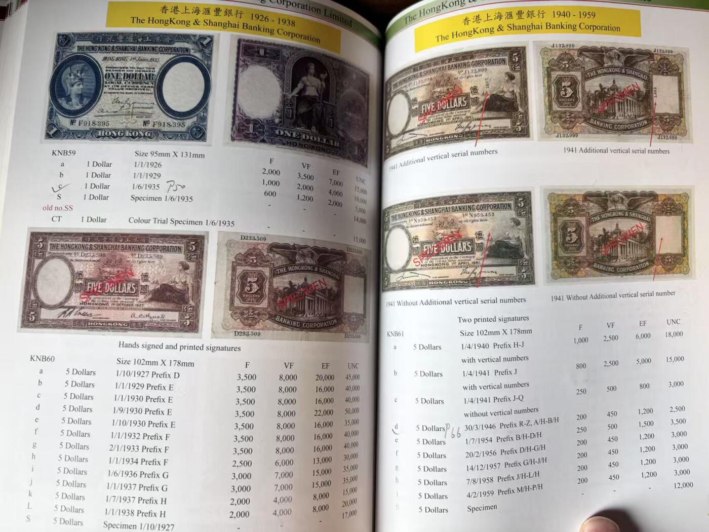 【Blue Auction】世界纸币精拍第750期——18级TOP拍卖/信誉/品质/专业/高效💫 【一组2本】香港/澳门 1846-2017年钱币（纸币）目录&法国CGB纸币目录 品相如图 