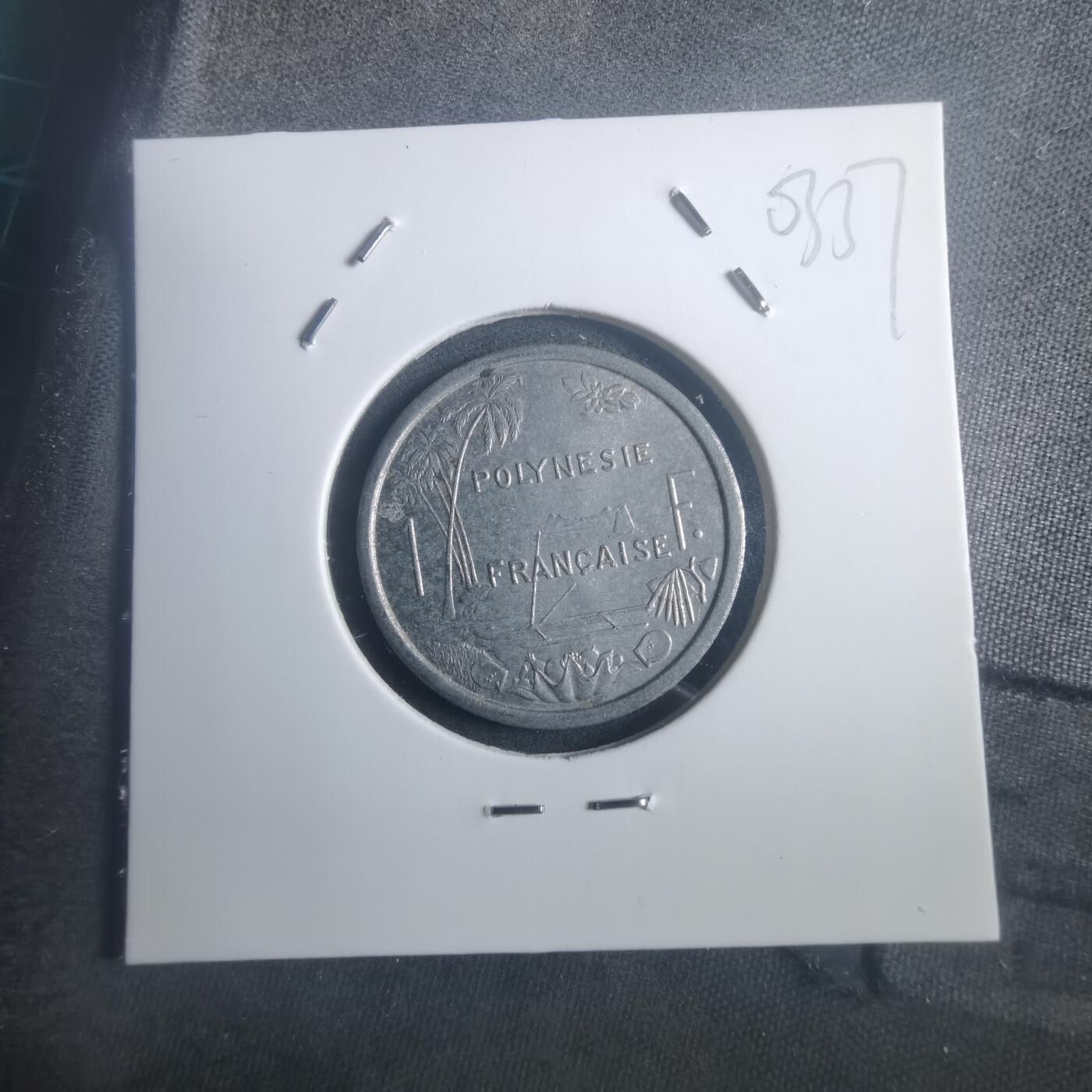 沼泽如烟--第903场 法属波利尼西亚1965年1法郎