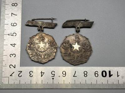 小驴勋章奖章收藏11月15日周六晚五点拍卖（珍爱和平，收藏战争，铭记历史，勿忘国耻，忠党爱国。有偿代拍，送拍规则在简介最后，参拍须阅读规则后再参拍，关系到运费包装发货时效真假辨别等关键信息，拍卖时不再发原图，看大图店主微信码在拍卖店铺介绍里） - 爱国妇人会有功章一对