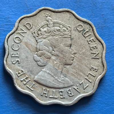 外国优质老铜币银币，周六九点倒数截拍，满百包邮，可寄存半年，喜欢朋友微信扫描二维码可直接参拍 - 毛里求斯1975年10分