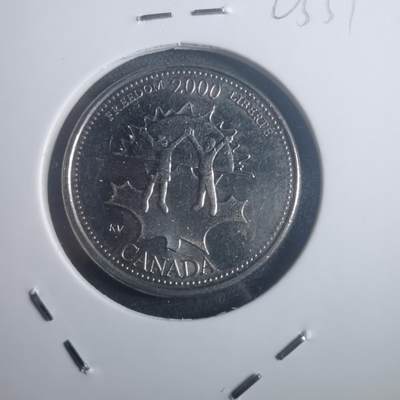 沼泽如烟--第903场 - 加拿大2000年25分纪念币