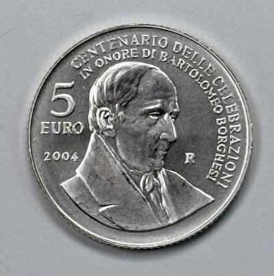 S&S Numismatic世界钱币-拍卖 第115期  - 圣马力诺2004年 巴尔托洛梅奥·博尔盖西 5欧元纪念银币 18克925银