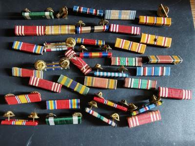 老王徽章第163期 13-15日三场连拍 16日统一发货  13、14日结束后可寄存 -  美国二战韩战海湾战争勋略一组     约35枚