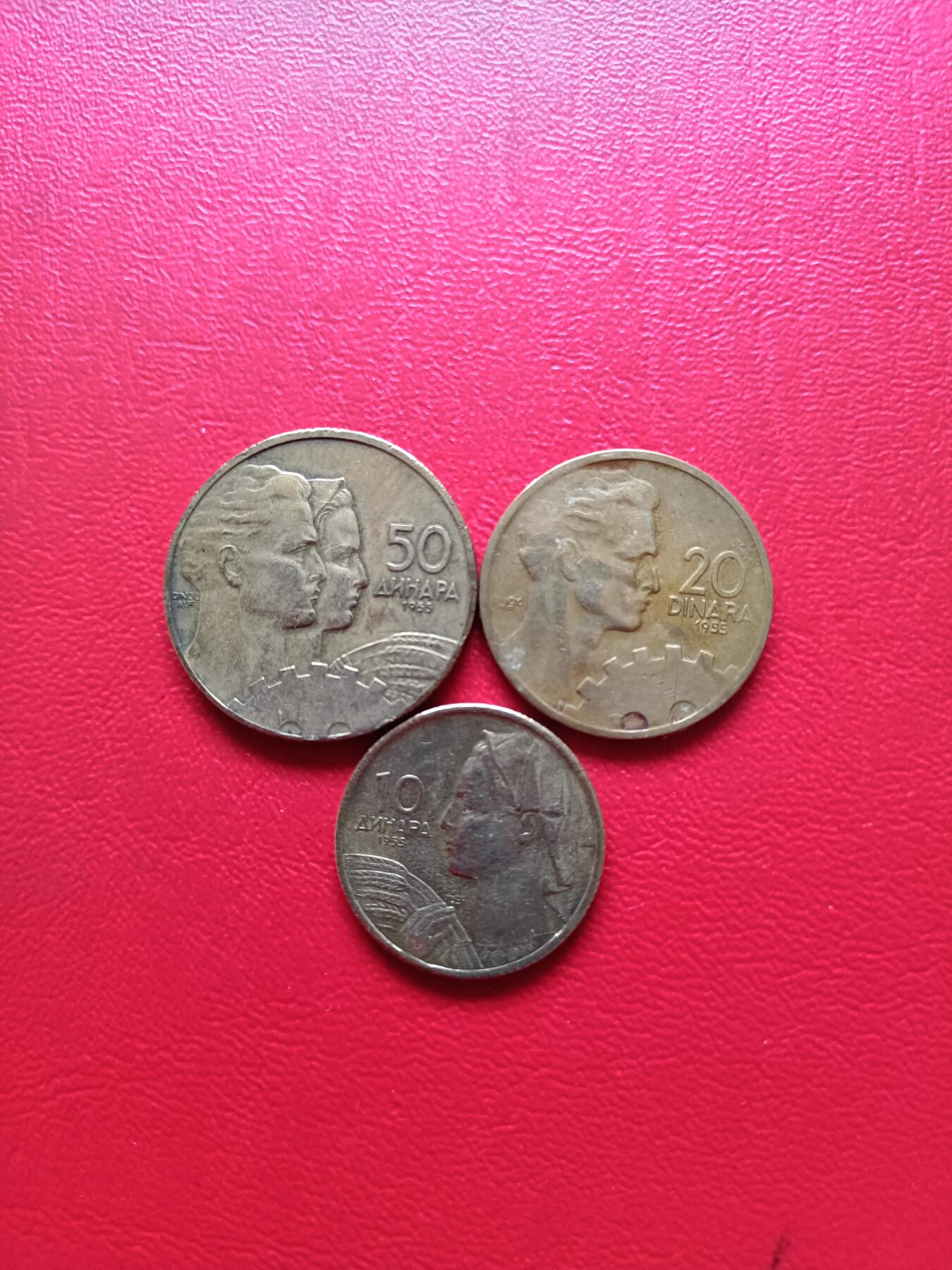 【云涧收藏】第七十九场 南斯拉夫1955年3枚套