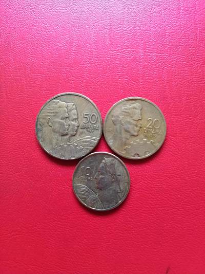 【云涧收藏】第七十九场 - 南斯拉夫1955年3枚套