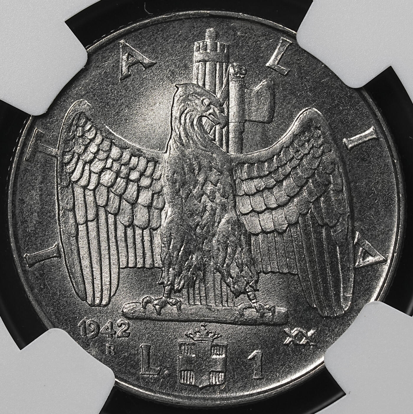 修遠堂世界钱币第九十三期 NGC评级 意大利钱币两枚