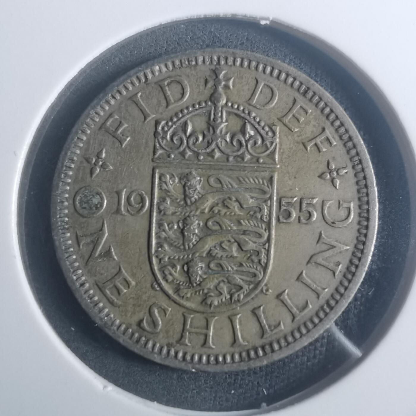 沼泽如烟--第900场 英国1955年1先令