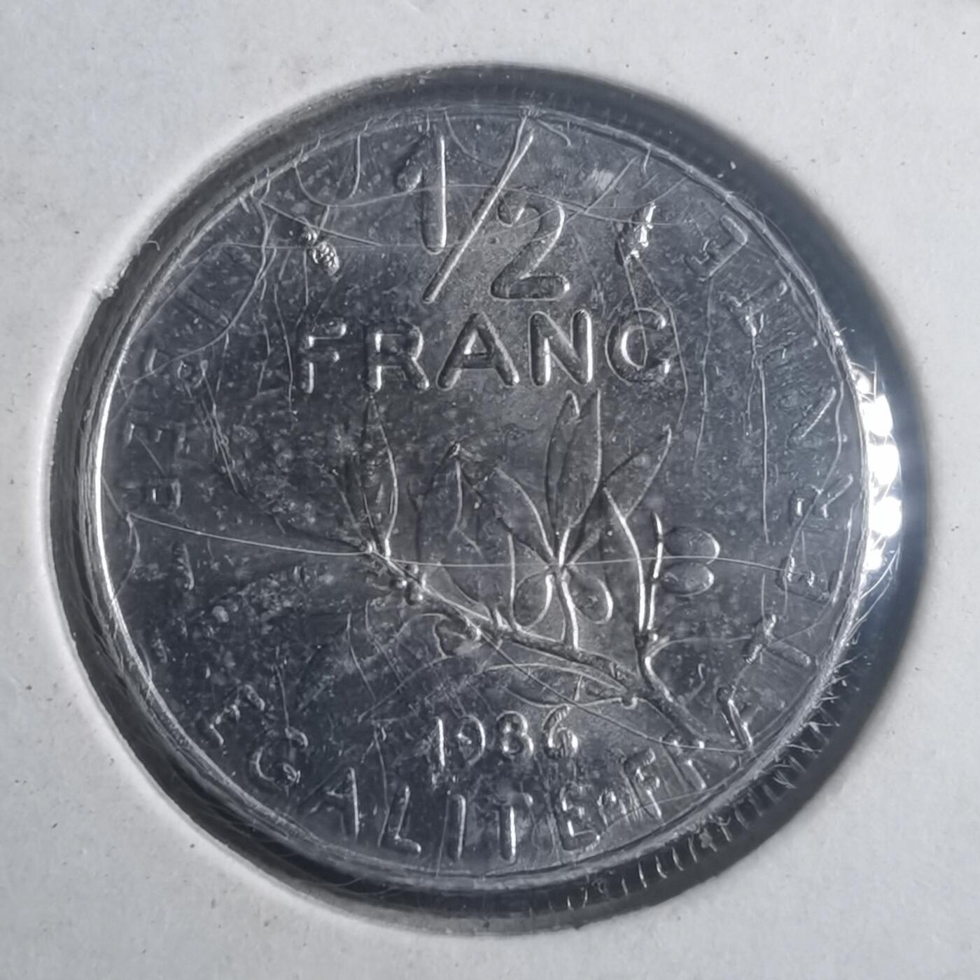 沼泽如烟--第903场 法国1986年½法郎