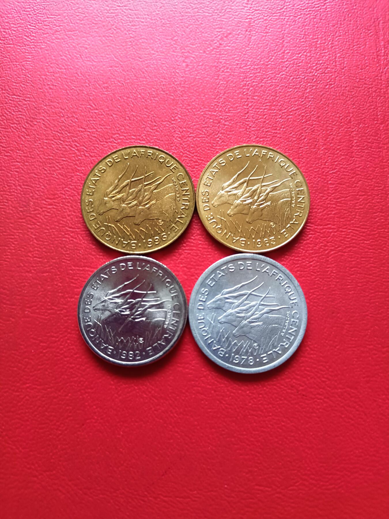 【云涧收藏】第七十九场 中非乍德4枚