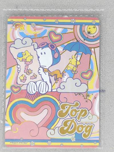 龙虎卡牌第六三场 （无佣金，周六结拍，欢迎送拍） - 卡游史努比 PR-007