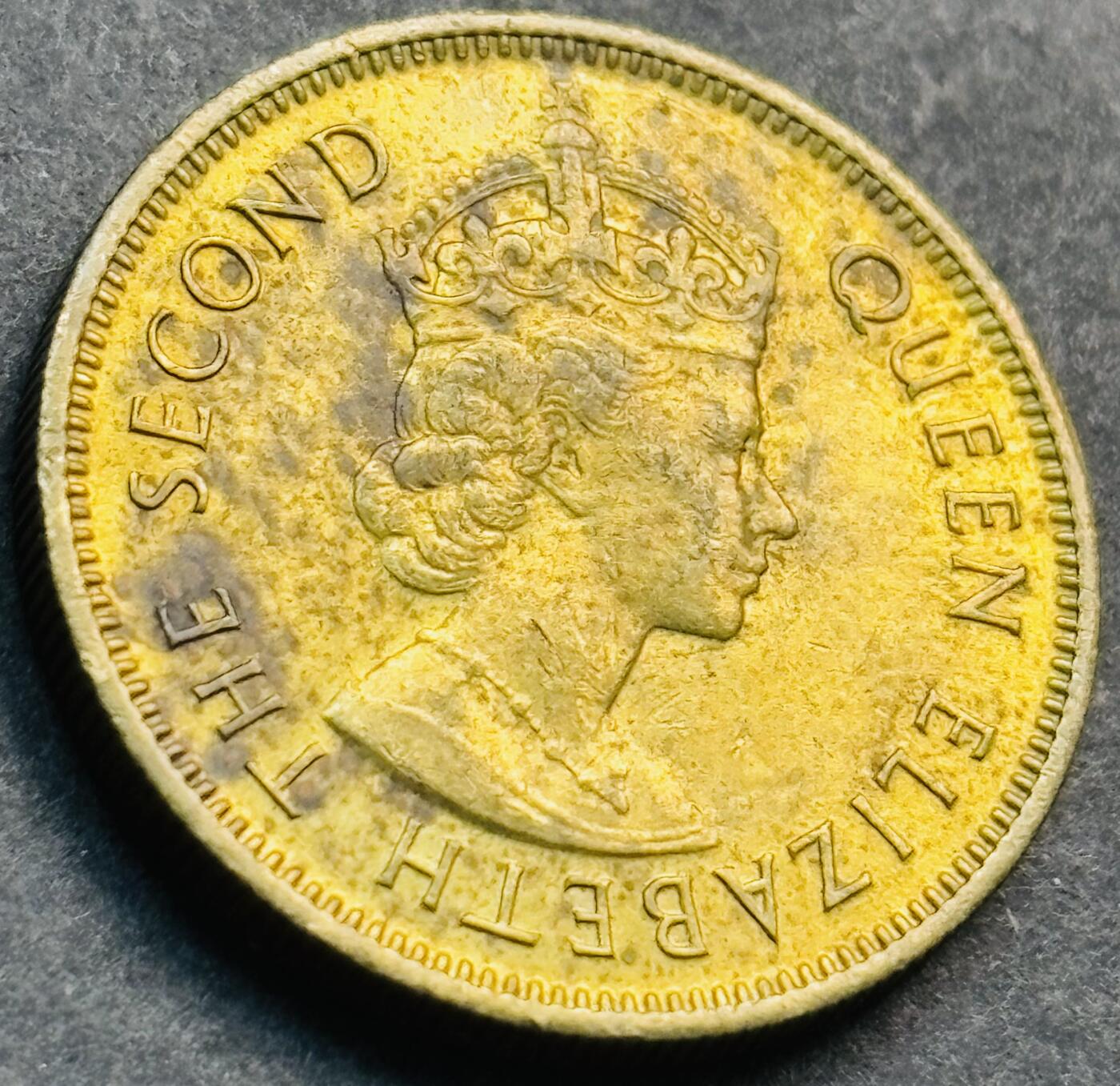 文馨钱币收藏第 281 场，【 长期接收代拍品】银元，银币，套币，纸币专场（本场截拍后休息三天，19 号发货） 原铜光品相 1978 年英属香港一毫铜币，伊丽莎白二世时期 第二版