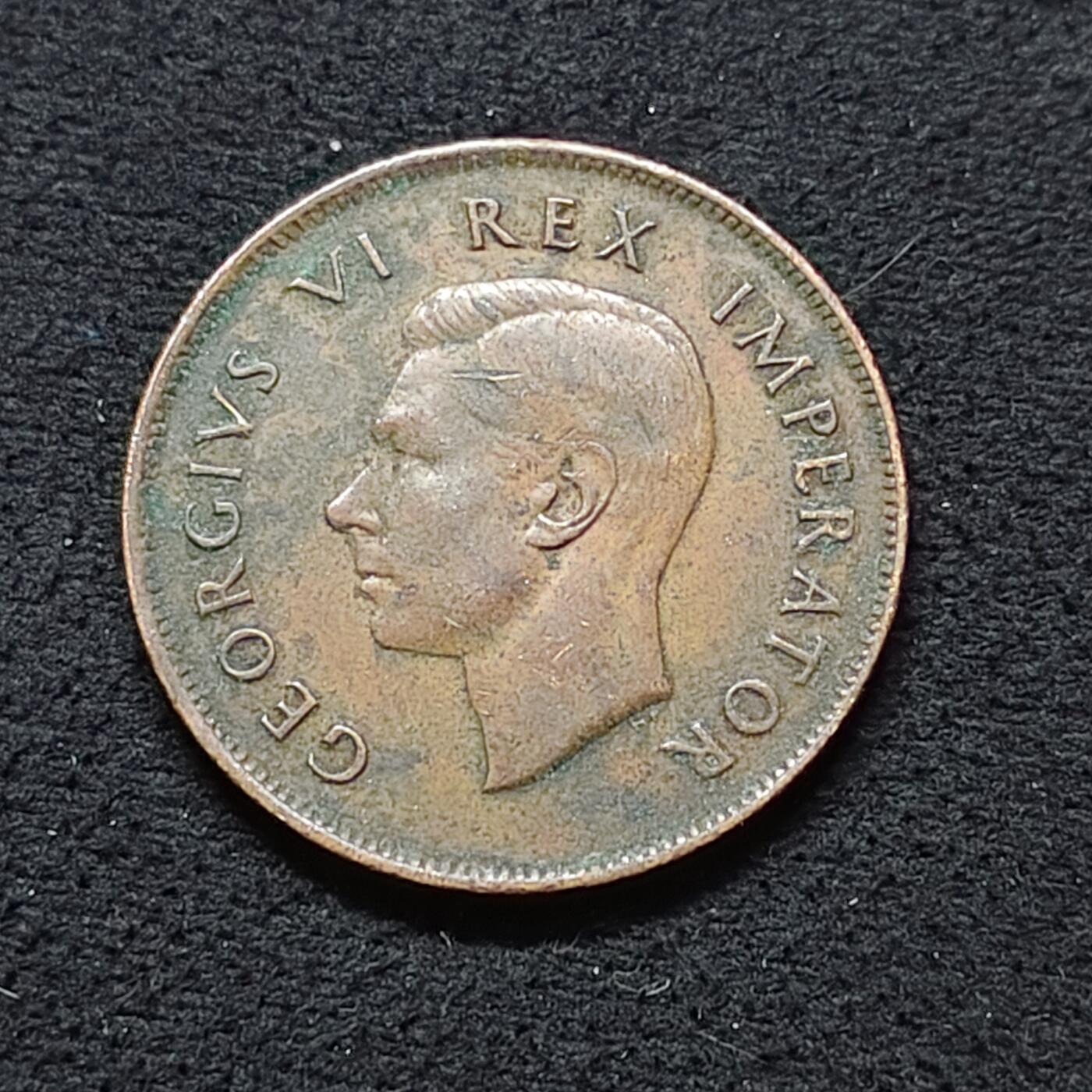 【全场包邮】纯粹捡漏拍476场（免费代拍第13场）调整中 南非1942年乔治六世1便士大铜币