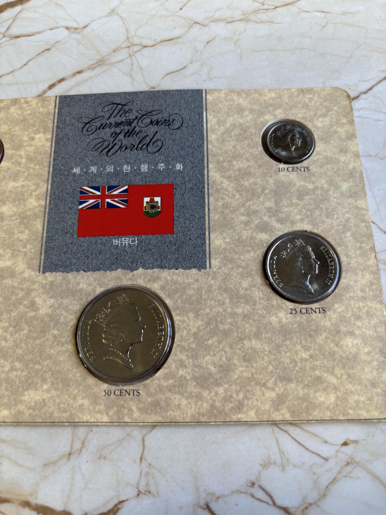 第181期拍卖 卡装百慕大1988年5枚纪念币