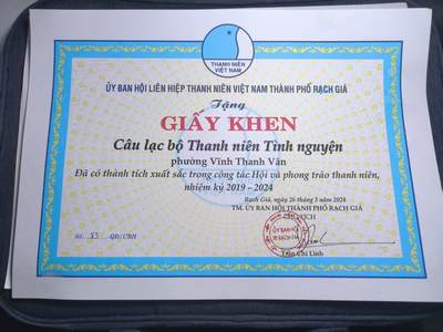 罗岚⭐爱藏⭐精品专拍第七场-分享拍场赚佣（周六有群拍，详细看简介） - 越南社会主义共和国沥架市青年联合会2019-2024年度“优秀青年工作集体”嘉奖证书   带市主席陈志灵签名