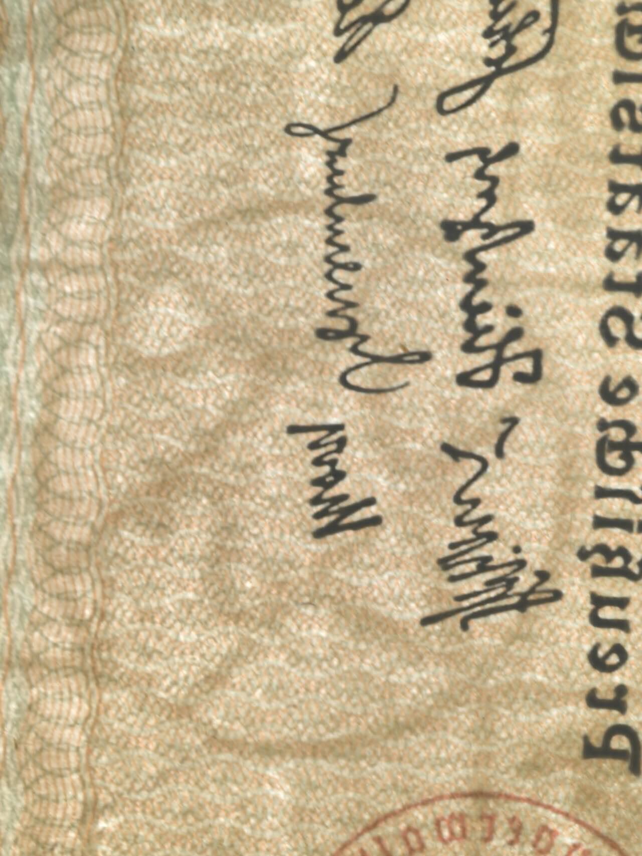 小驴勋章奖章收藏11月15日周六晚五点拍卖（珍爱和平，收藏战争，铭记历史，勿忘国耻，忠党爱国。有偿代拍，送拍规则在简介最后，参拍须阅读规则后再参拍，关系到运费包装发货时效真假辨别等关键信息，拍卖时不再发原图，看大图店主微信码在拍卖店铺介绍里） 1937年1000马克债券