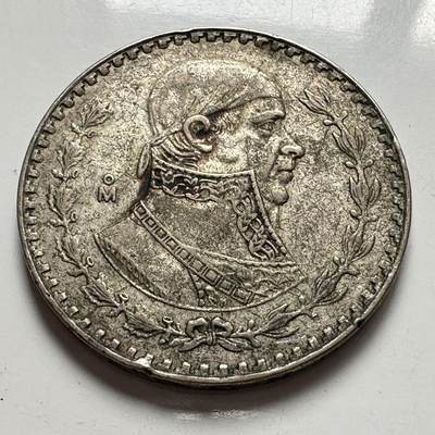 🌹外币初藏🌹🐯2025年第127场  每周二四六晚8️⃣点 接代拍 - 墨西哥1959年一比索低银大银币