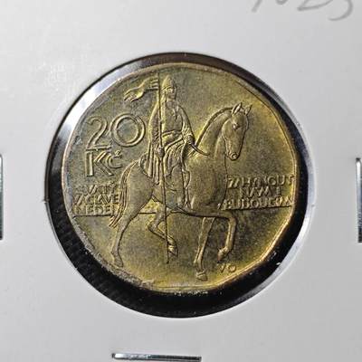 KK钱币收藏小铺  第370场  2月预留时间 周末发货 -  1997捷克20克朗