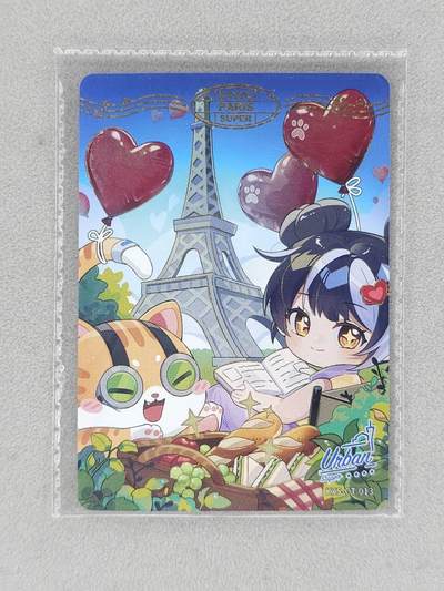 龙虎卡牌第六三场 （无佣金，周六结拍，欢迎送拍） - 卡游卡兜 环游世界 巴黎铁塔