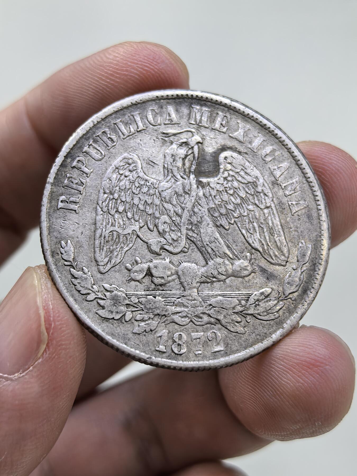 博洋堂世界钱币拍卖第146期（全场包邮） 墨西哥1872年ZS H版天平鹰洋