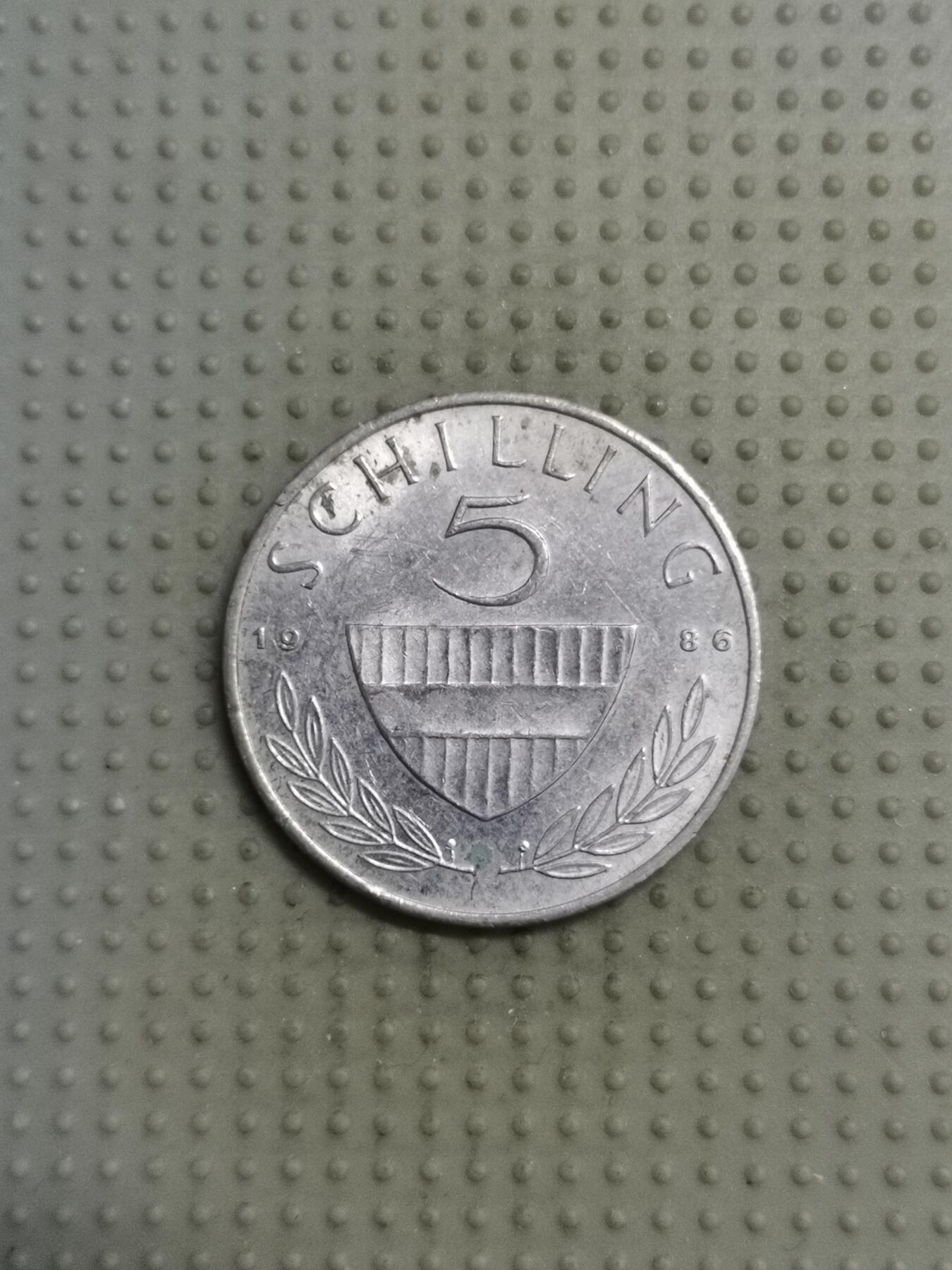 2025年第116场各国散币拍卖（总第116场） 奥地利1986年5先令