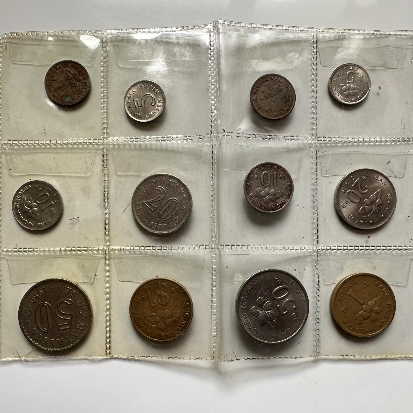 🌹外币初藏🌹🐯2025年第127场  每周二四六晚8️⃣点 接代拍 马来西亚硬币12枚