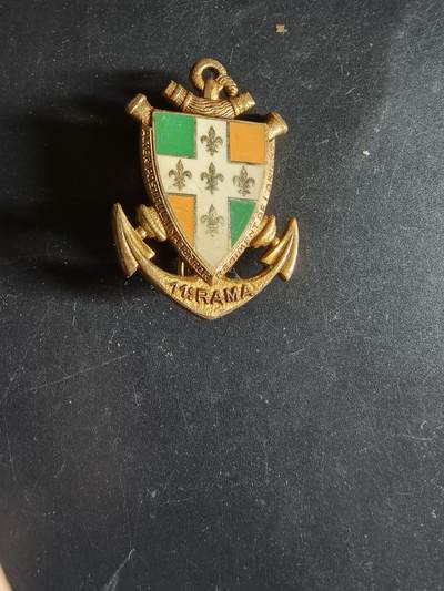 老王徽章第163期 13-15日三场连拍 16日统一发货  13、14日结束后可寄存 -  法国第11海军陆战队炮兵团证章